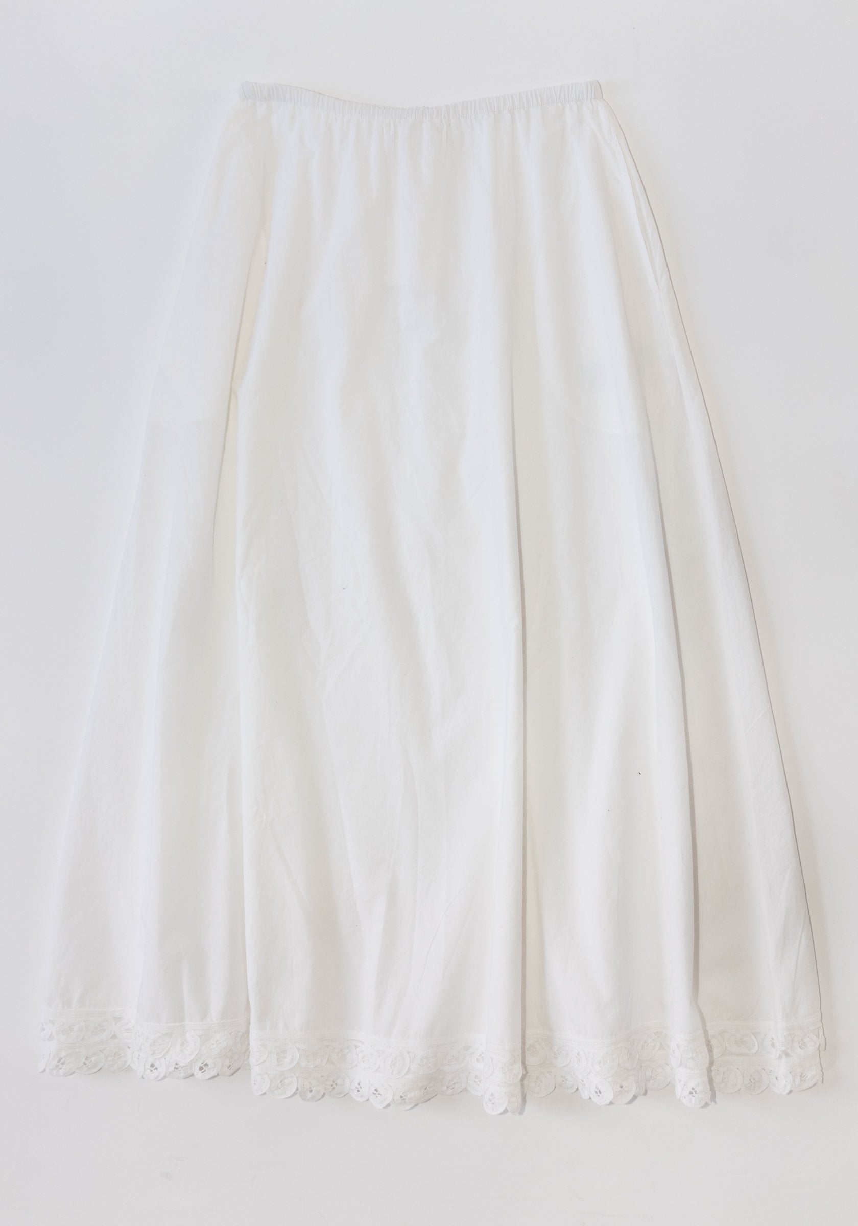 Pheobes Eyelet Skirt in Soft White