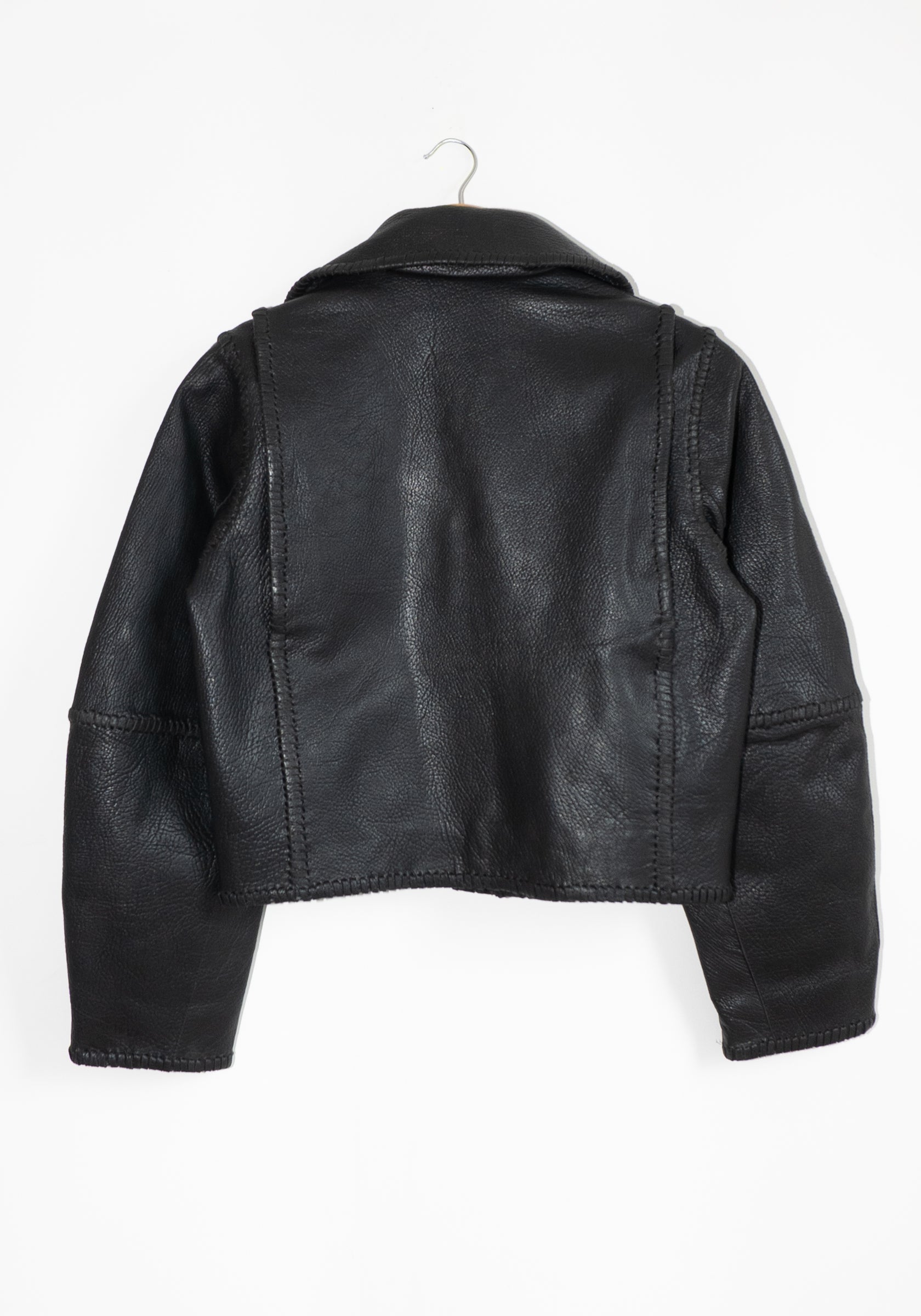 By Malene Birger Rowani Leather Coat in Black