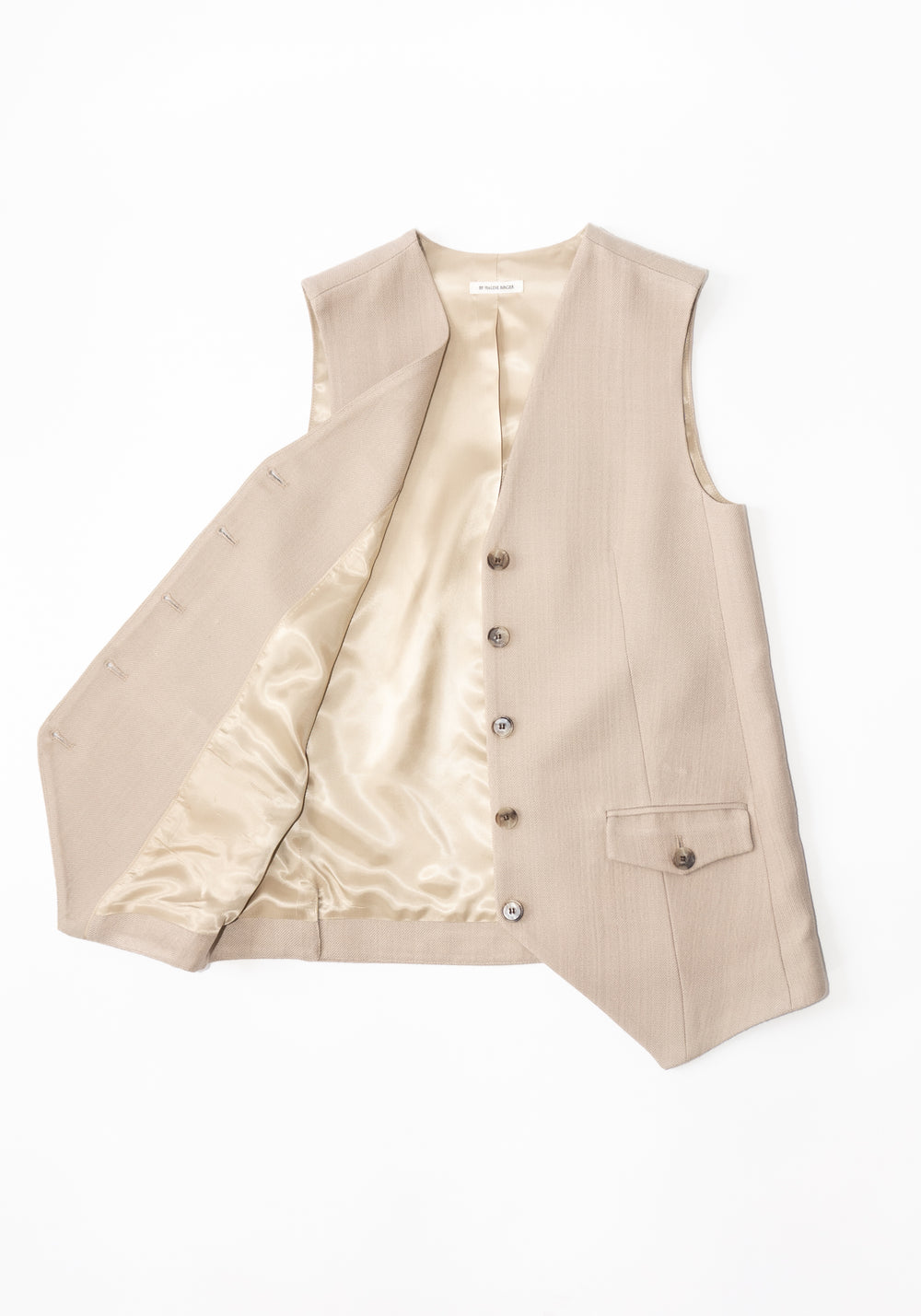 Sophine Vest in Oyster Grey