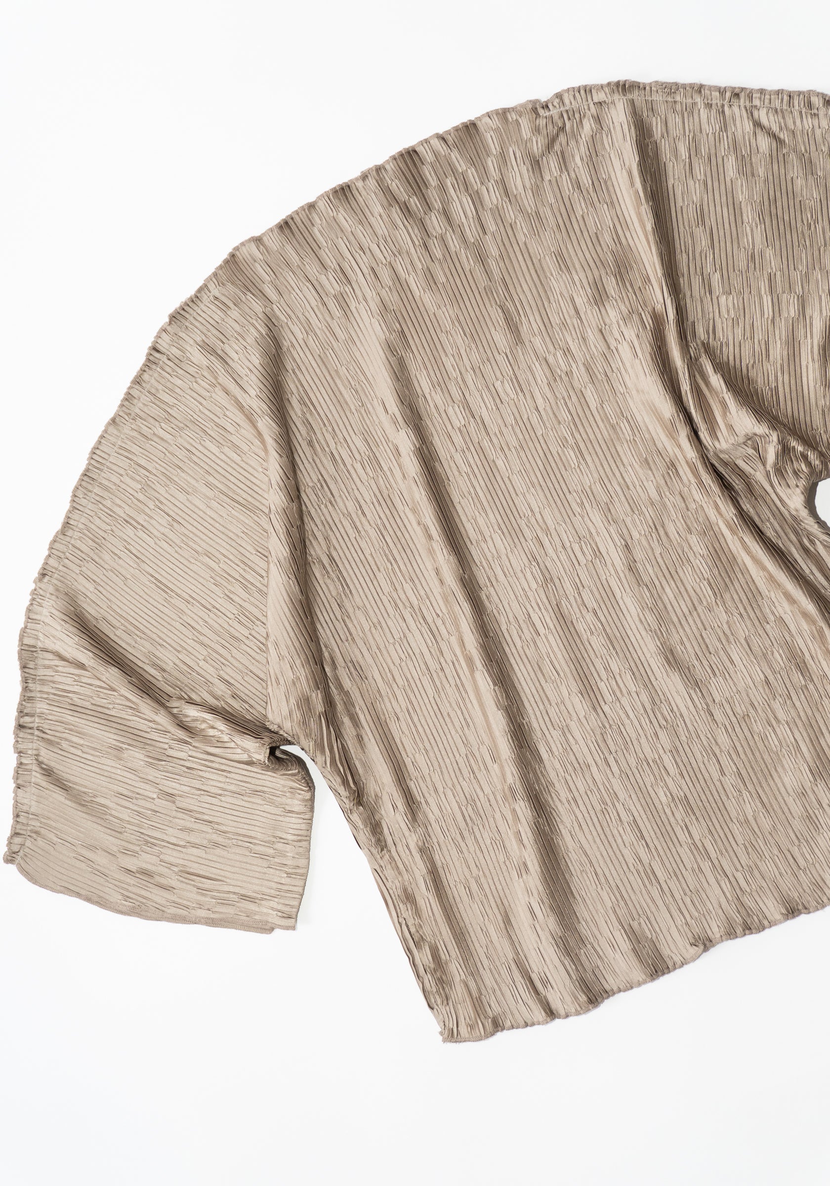 Malene Birger Tralluman Pleated Top in Cobblestone