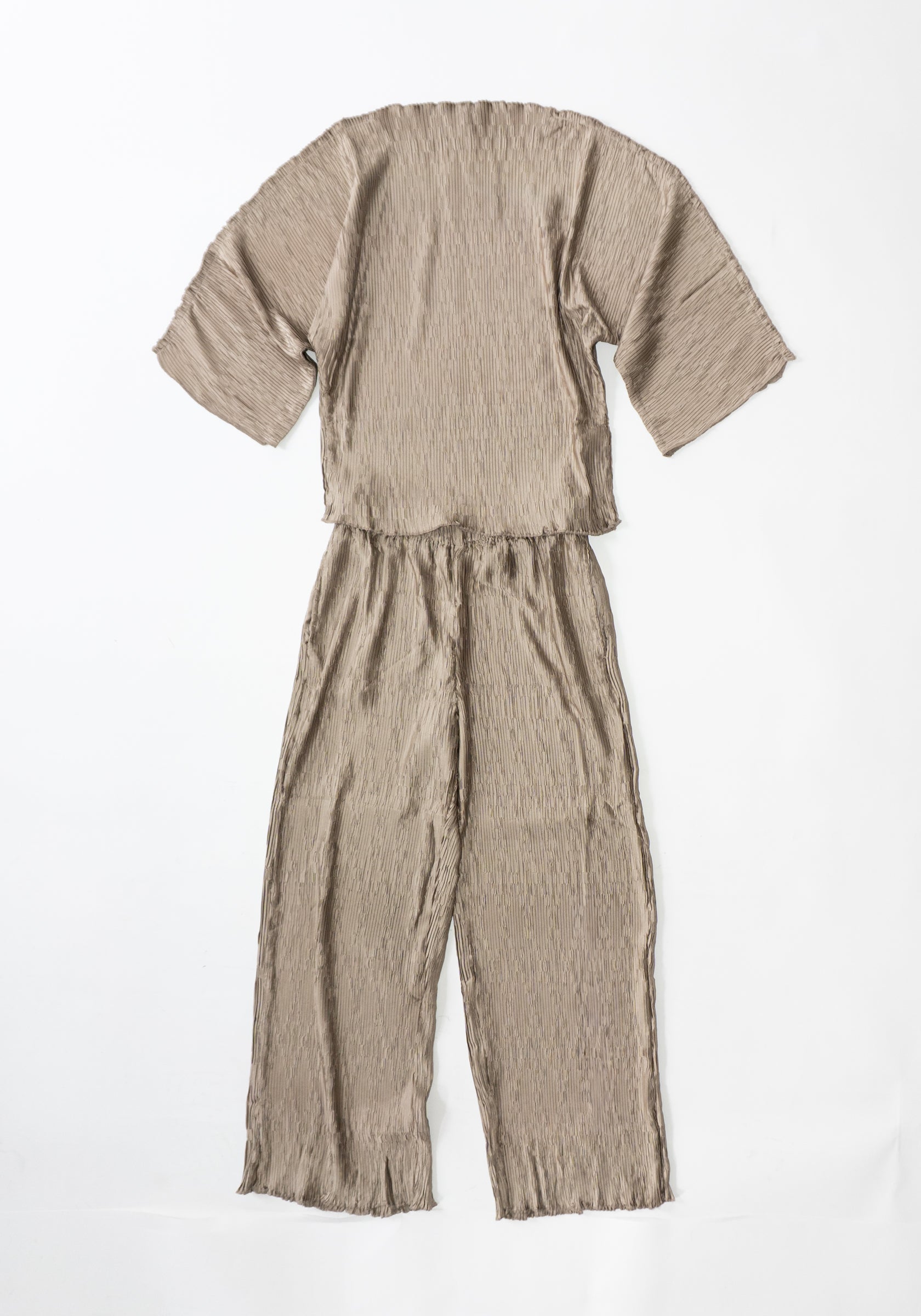 Malene Birger Tralluman Pleated Top in Cobblestone