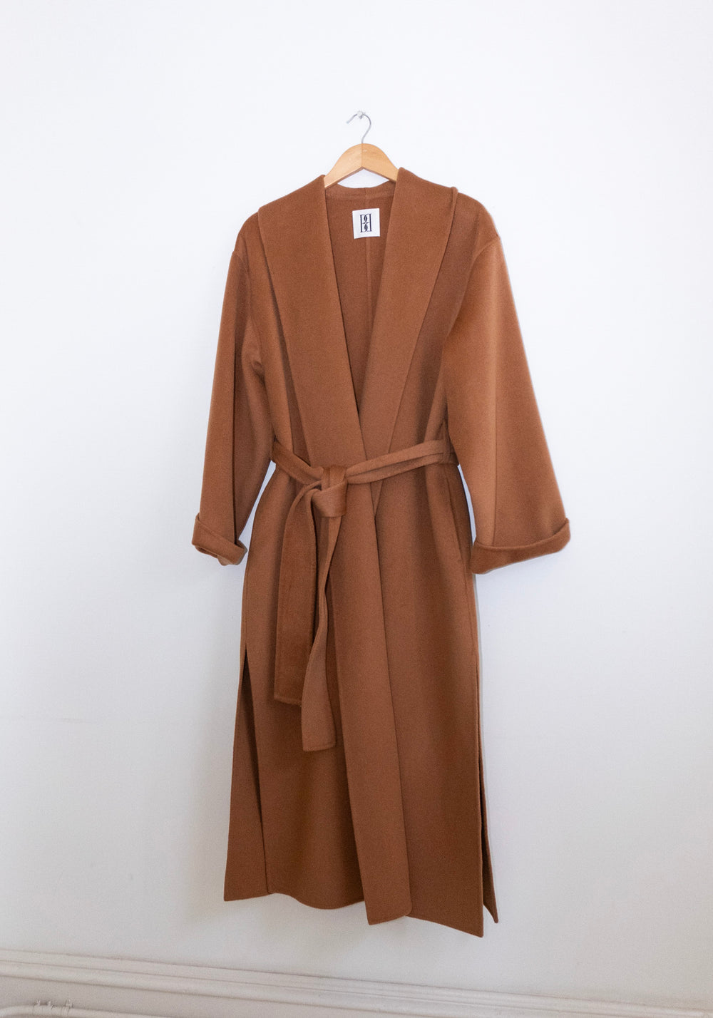 Trullem Wool Coat in Raw Sugar