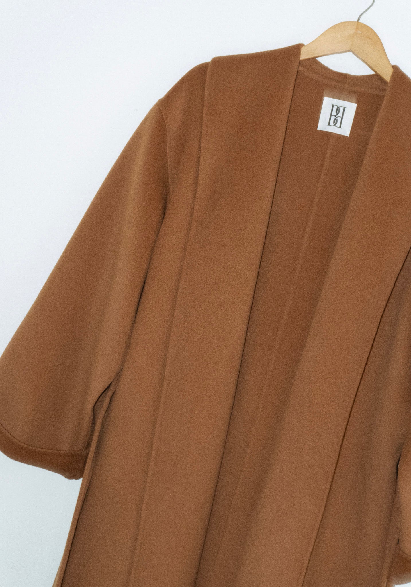 Trullem Wool Coat in Raw Sugar