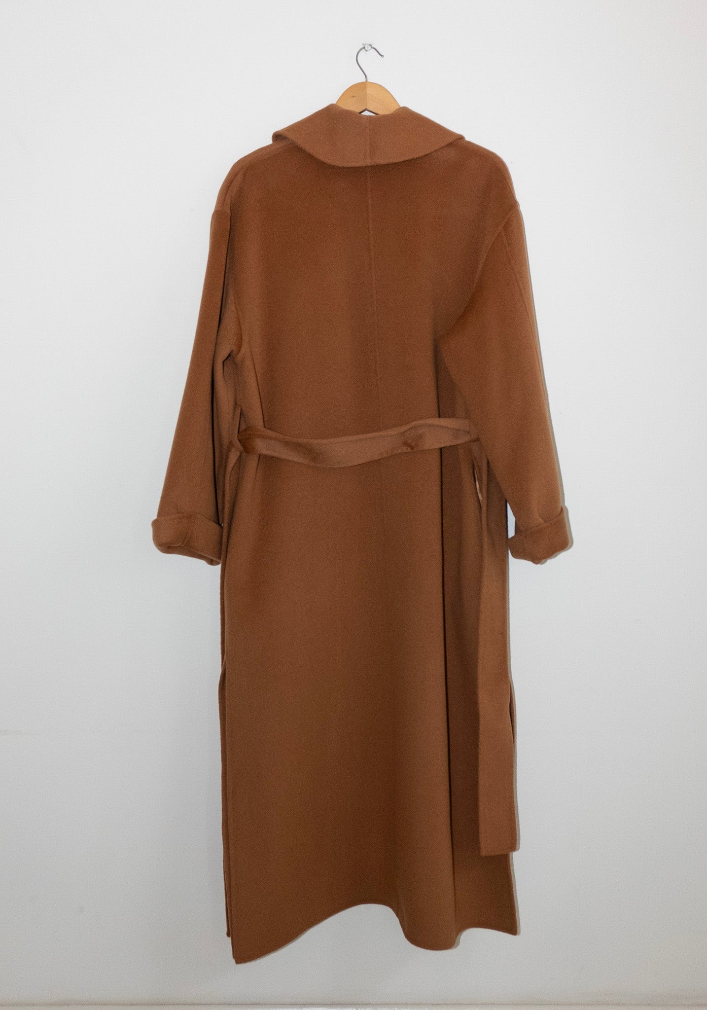 Trullem Wool Coat in Raw Sugar