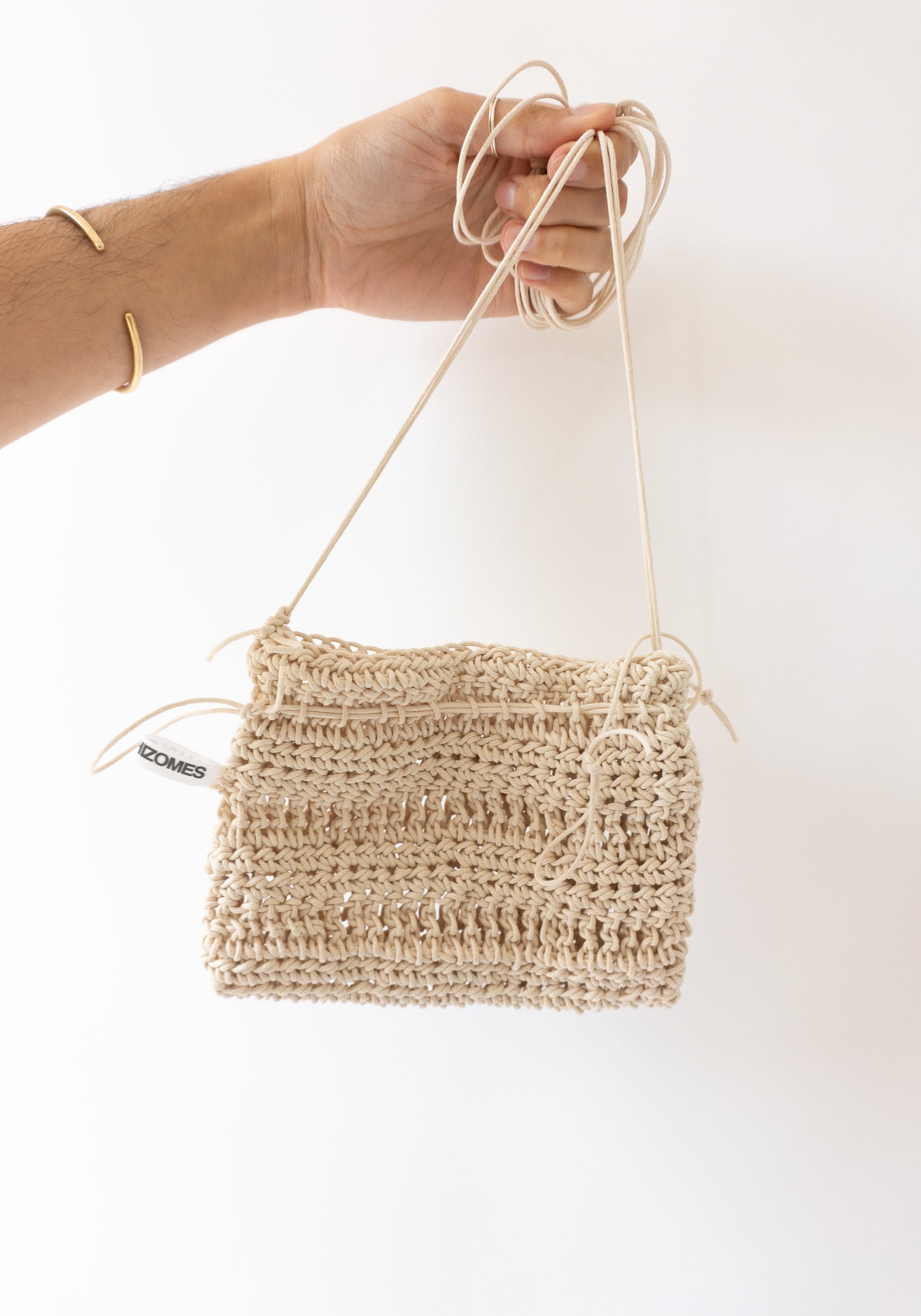 Flat Sachet Bag in Natural