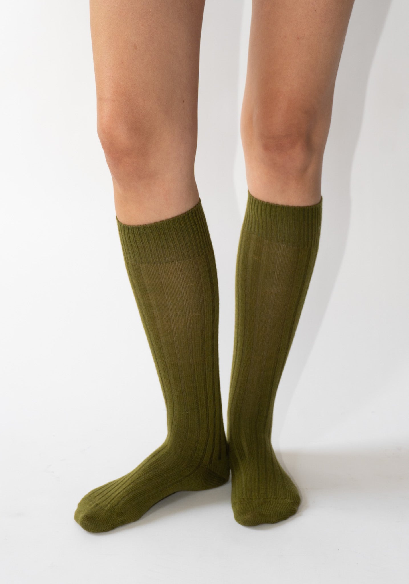 Maria La Rosa College Socks in Pisello