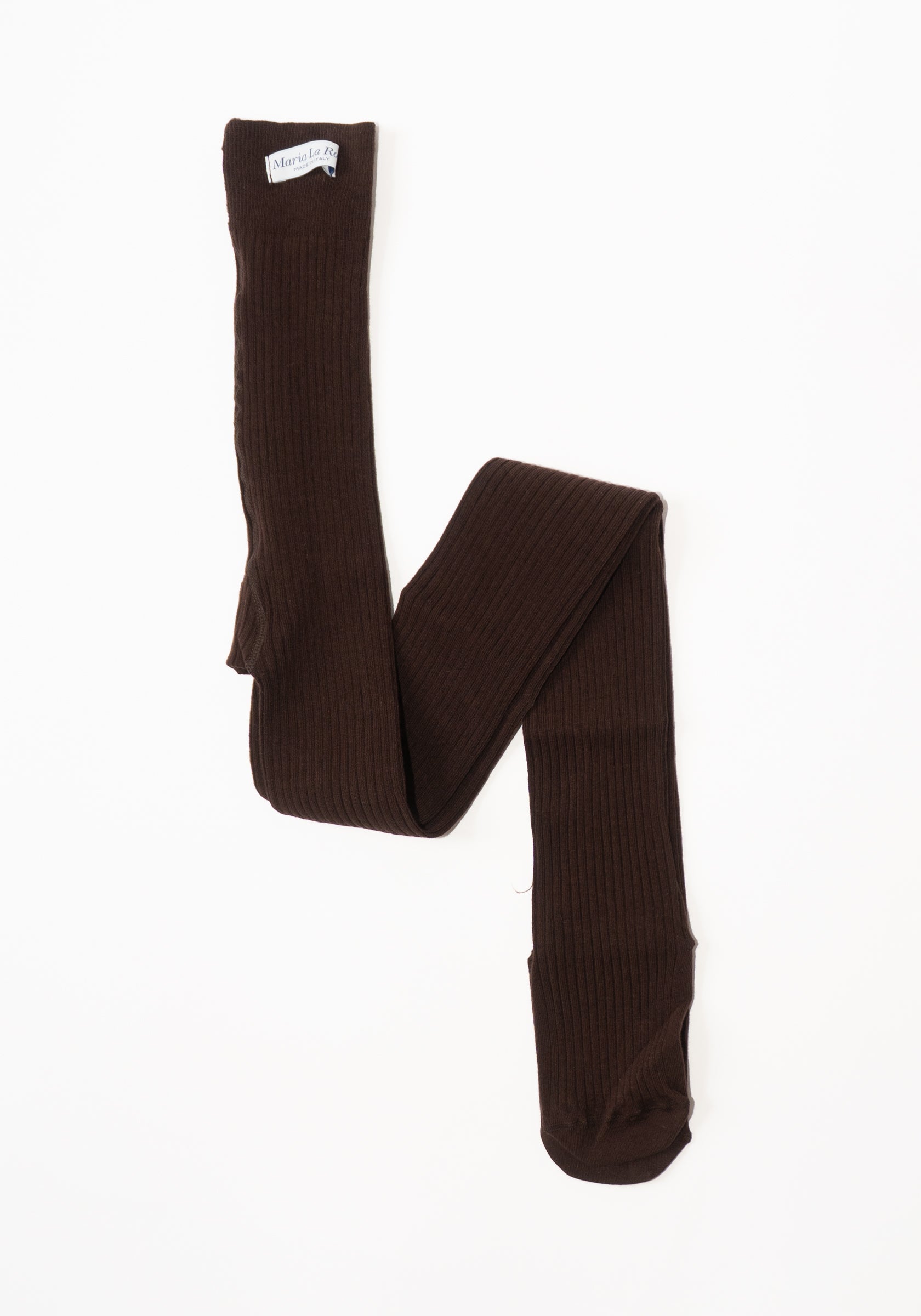Cotton Tights in Brown