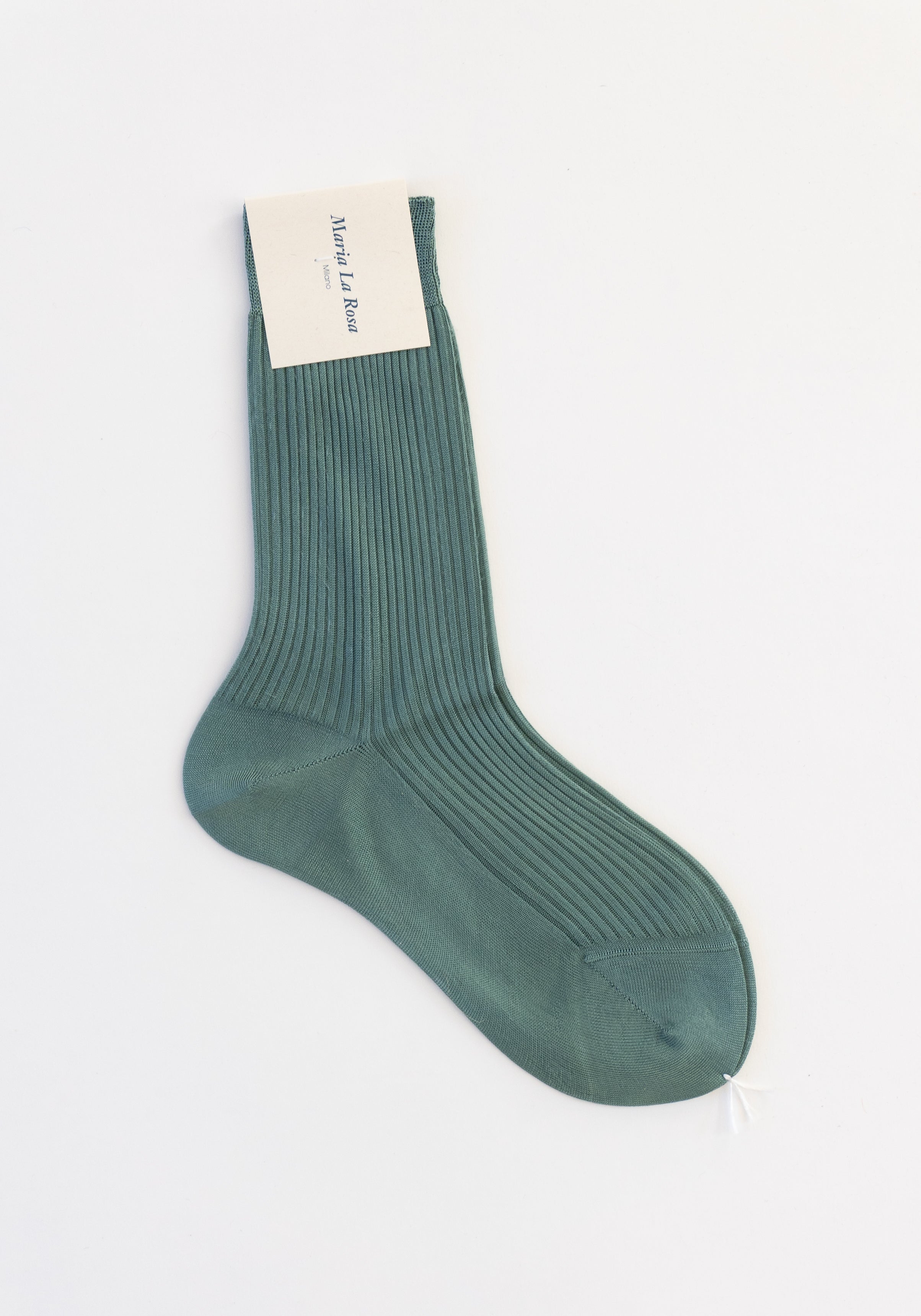 Maria La Rosa Silk Sock in Sage – VESTIGE