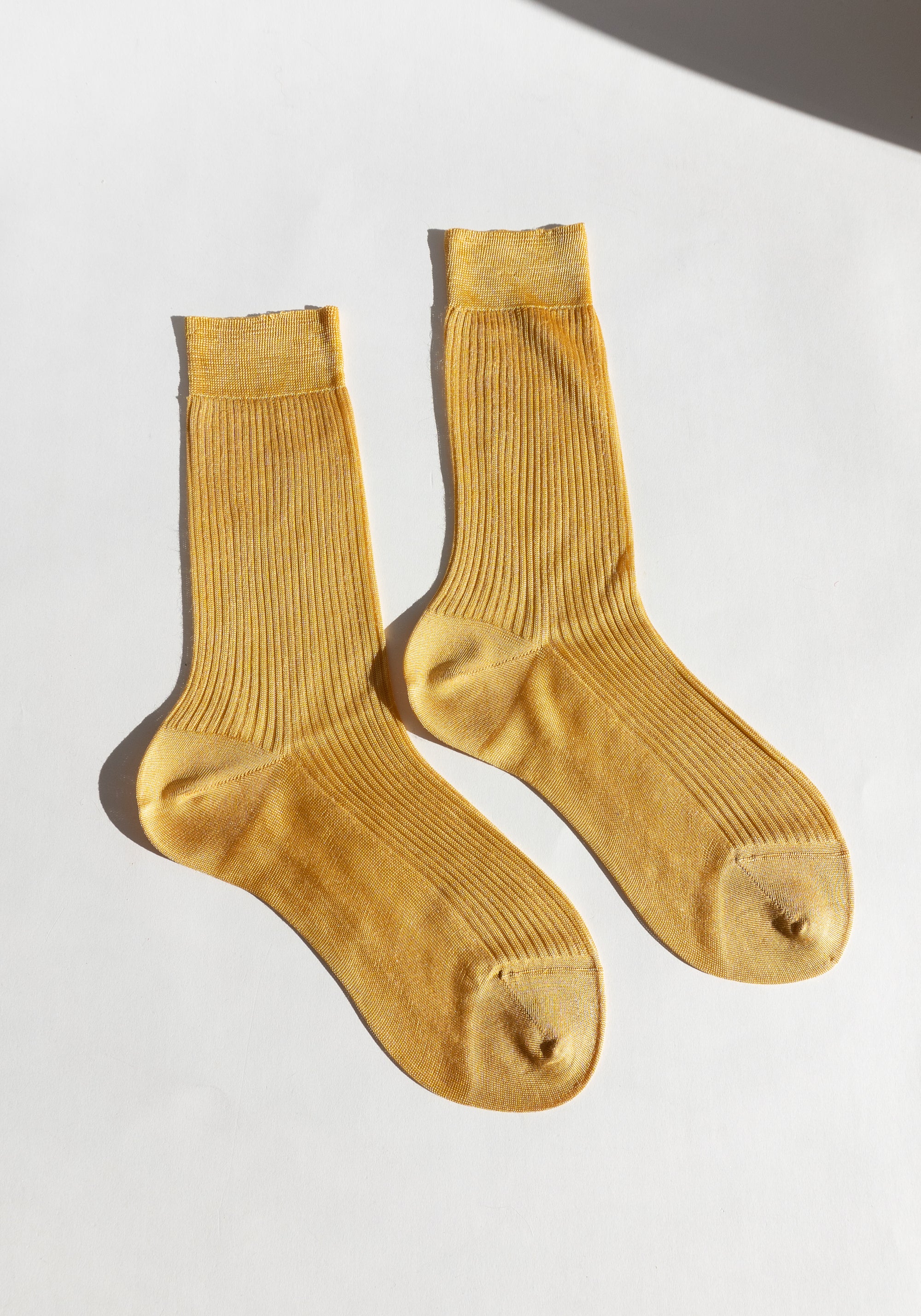 Silk Sock in Yellow