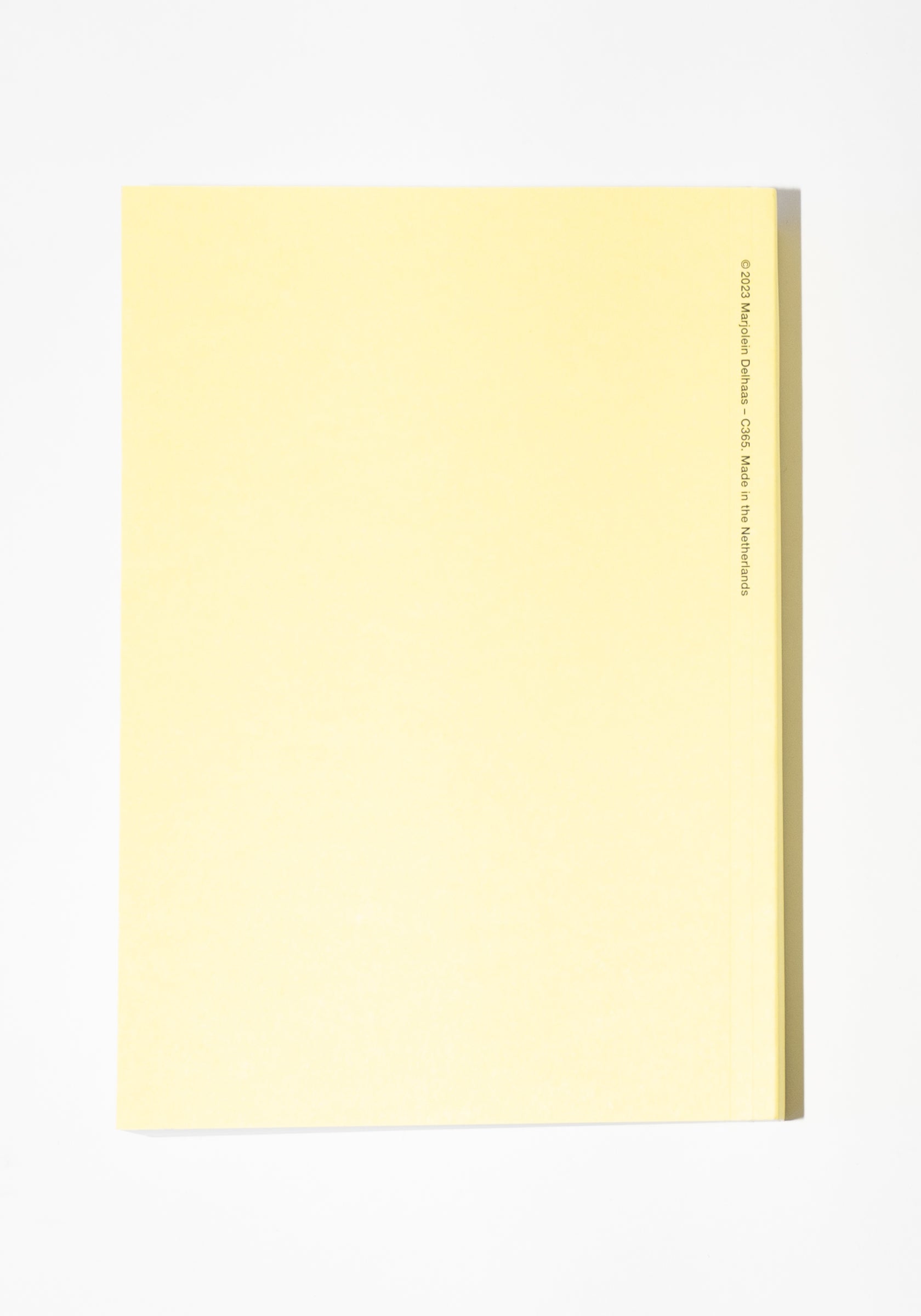 Marjolein Delhass Journal 365 No.600 in Yellow