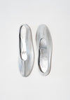 Martiniano Glove Flats in Silver