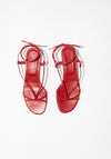 Martiniano Spaghetti Sandals in Red