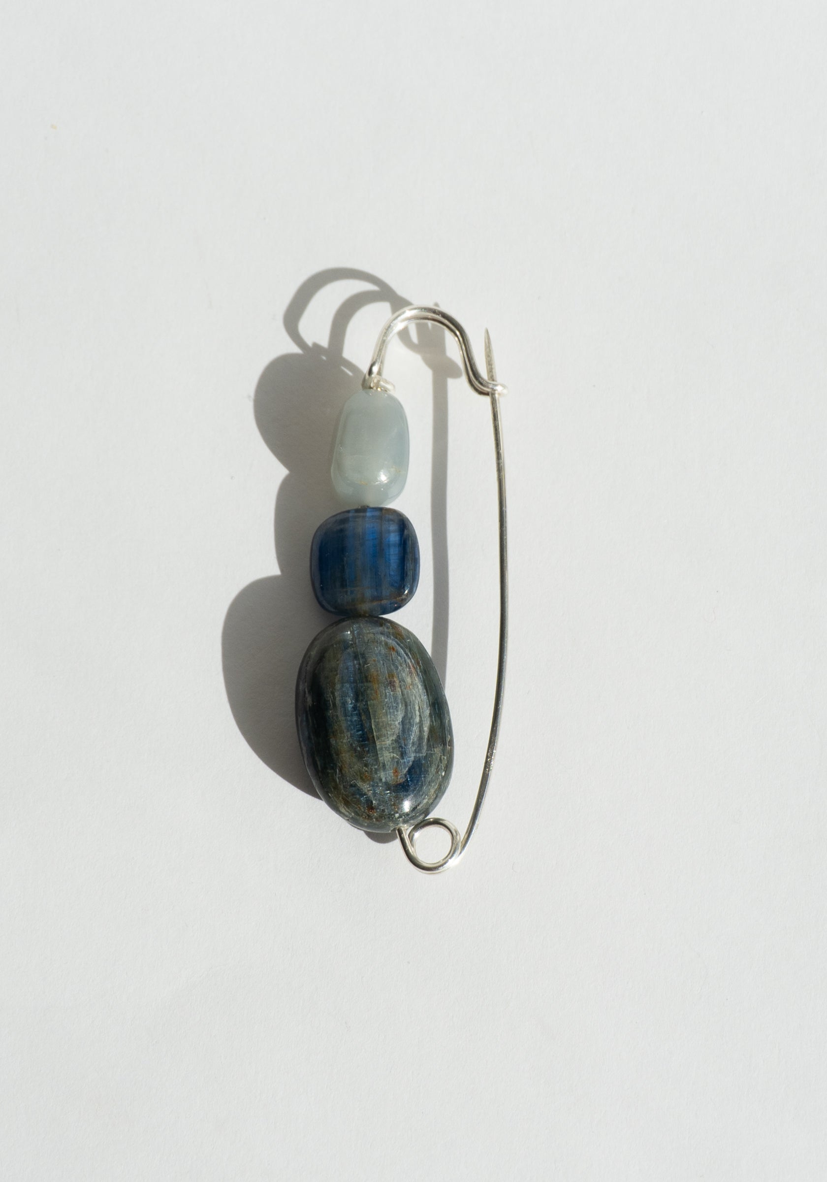 Mary MacGill Kyanite and Moonstone Pin