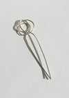 Mary Macgill Line Drawing Hair Pin in Sterling Silver