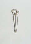 Mary Macgill Line Drawing Hair Pin in Sterling Silver