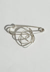 Mary MacGill Line Drawing Pin in Sterling Silver