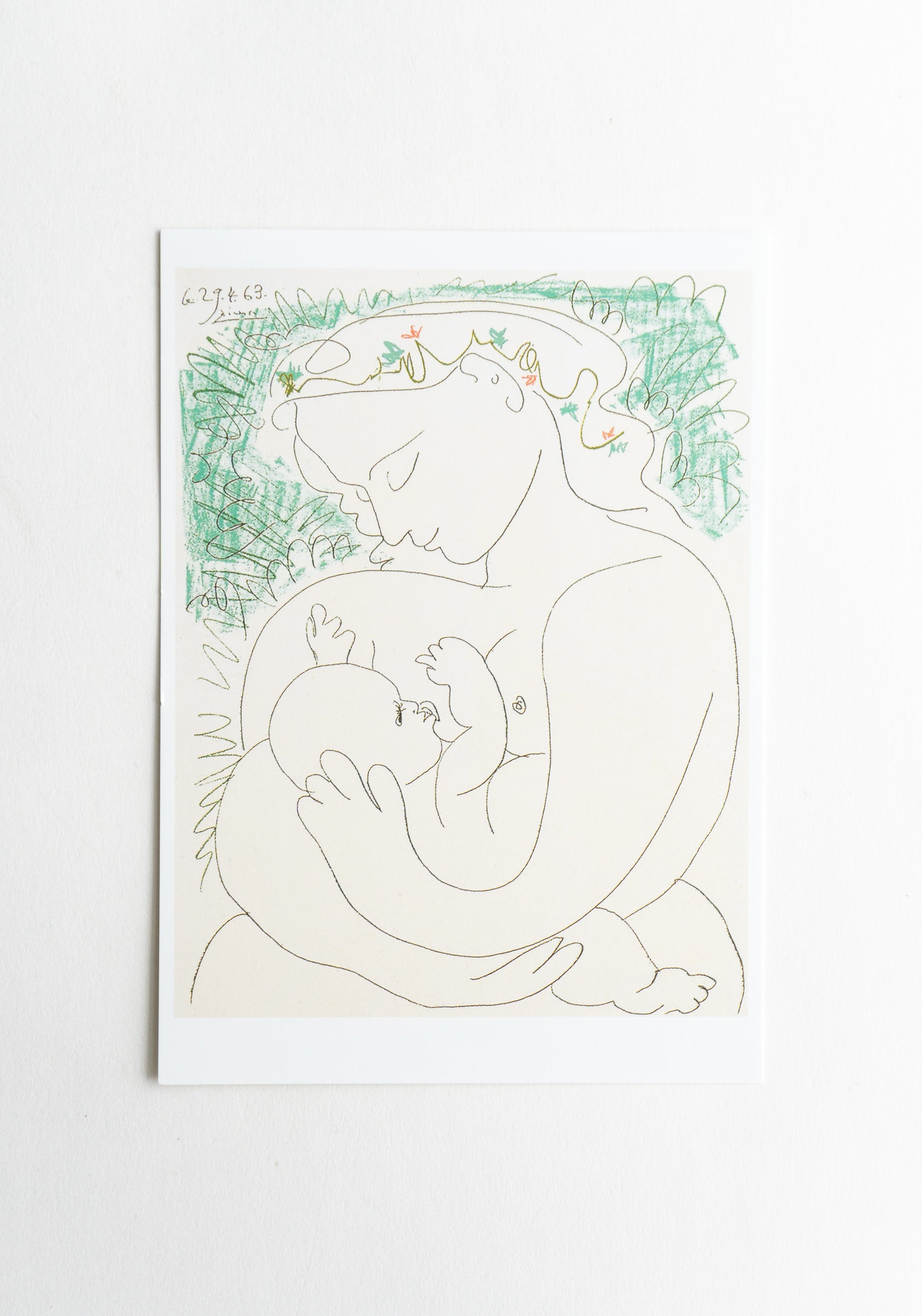 Maternite Postcard by Pablo Picasso