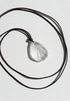 Matthew Swope Carved Crystal Shell Necklace
