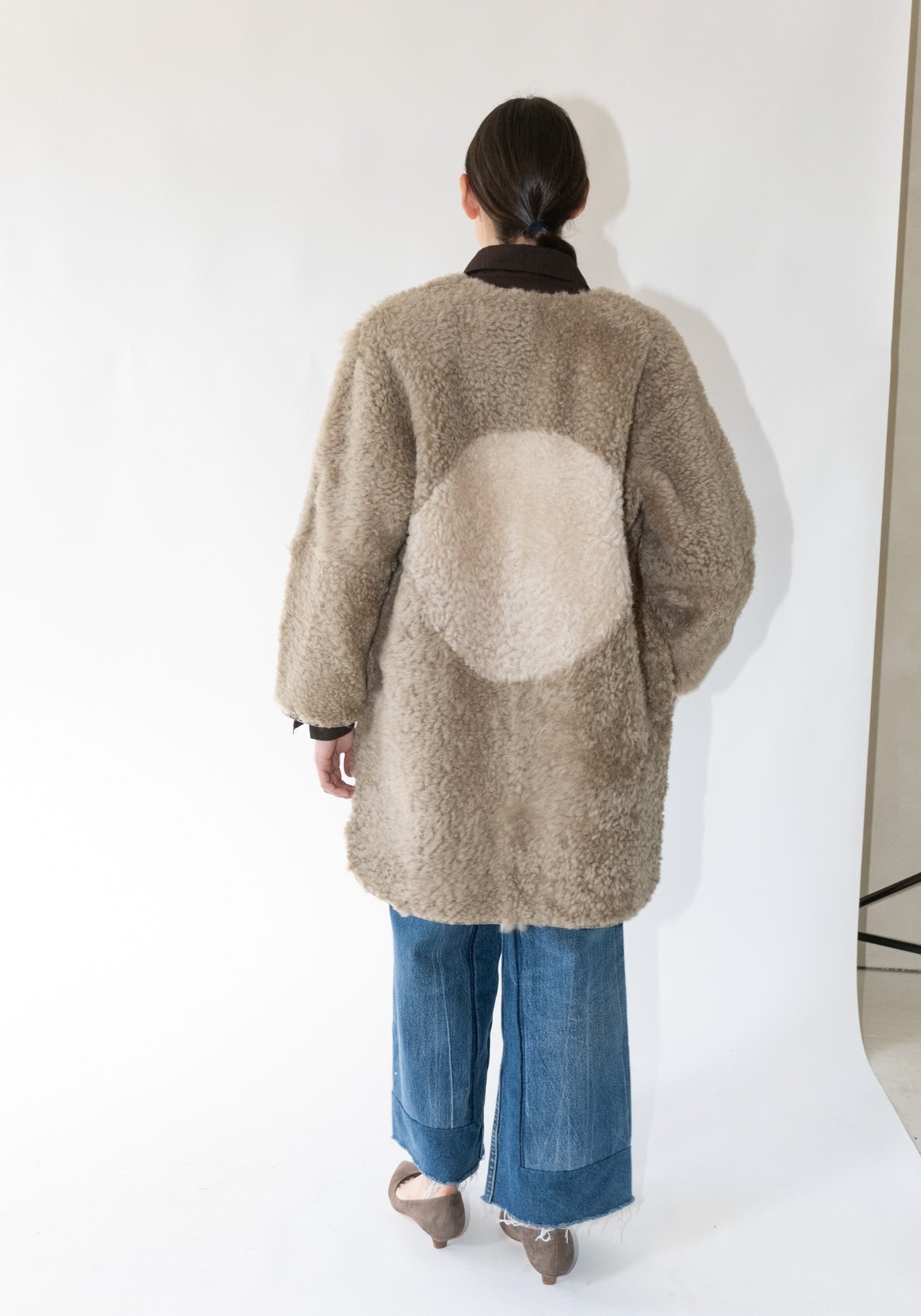 Milena Silvano Moon Coat in Tonal Reishi