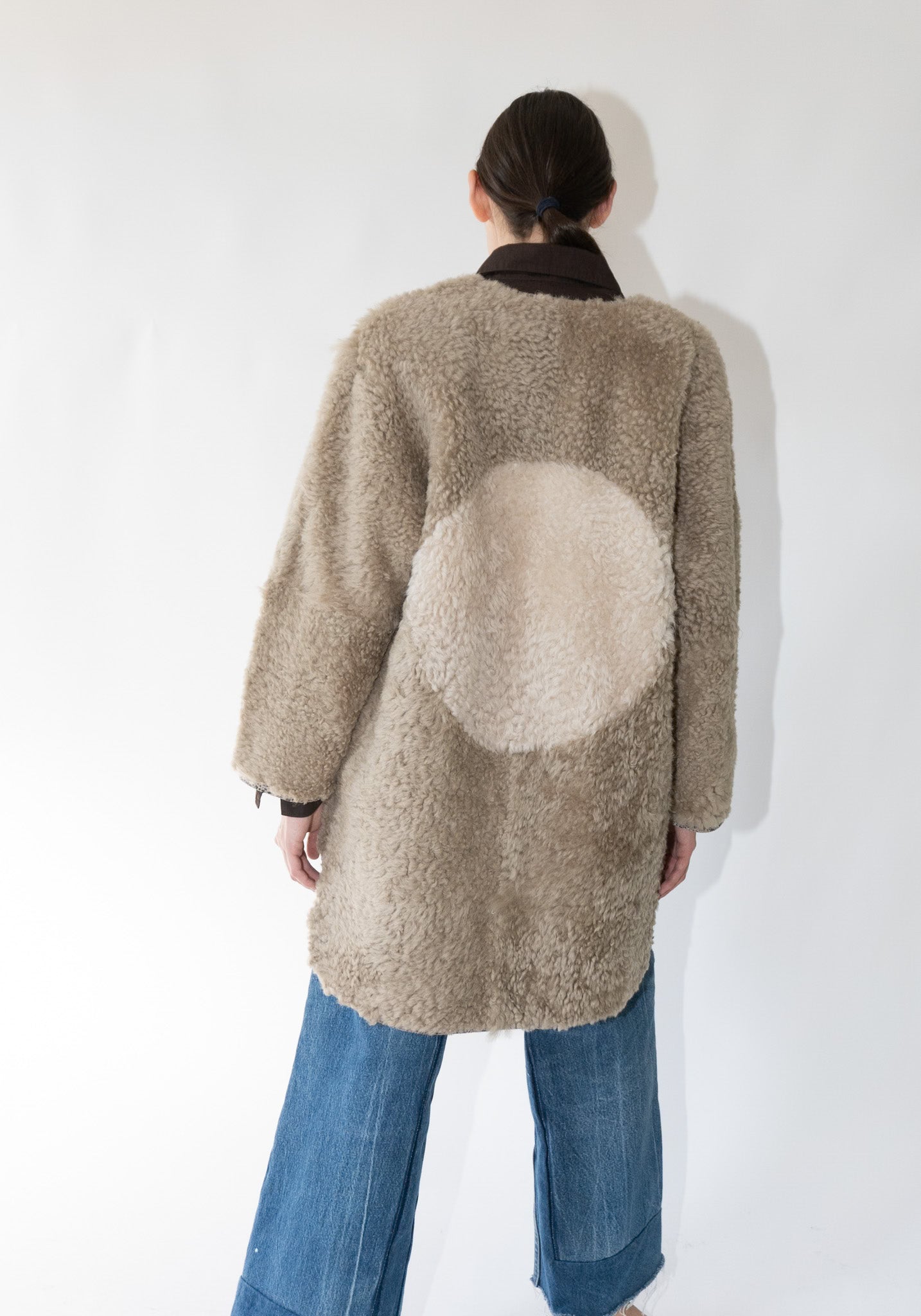 Milena Silvano Moon Coat in Tonal Reishi