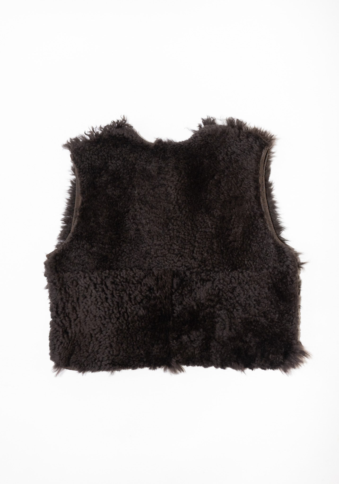 Milena Silvano Transitional Vest in Licorice