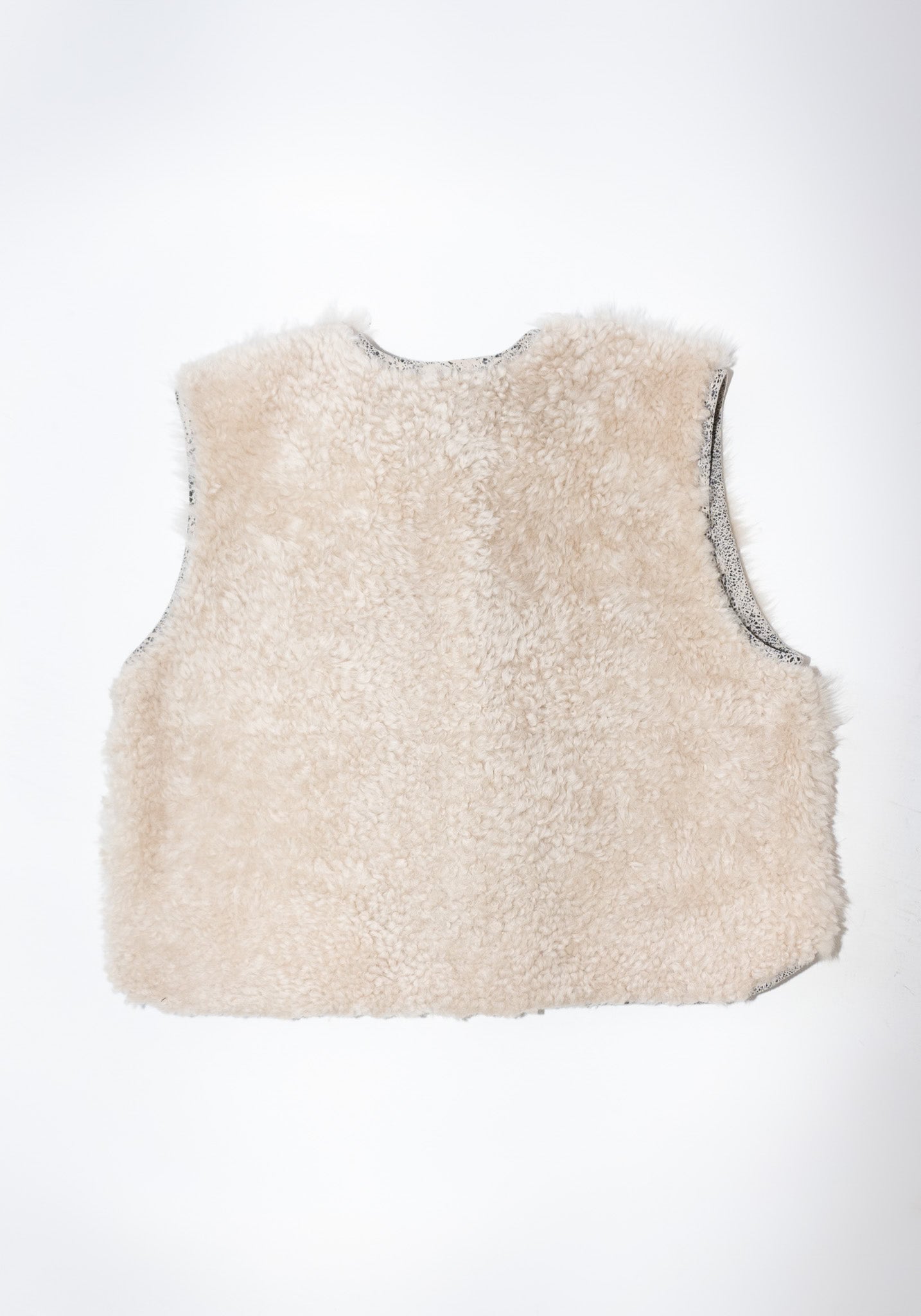 Milena Silvano Transitional Vest in Classic Cream