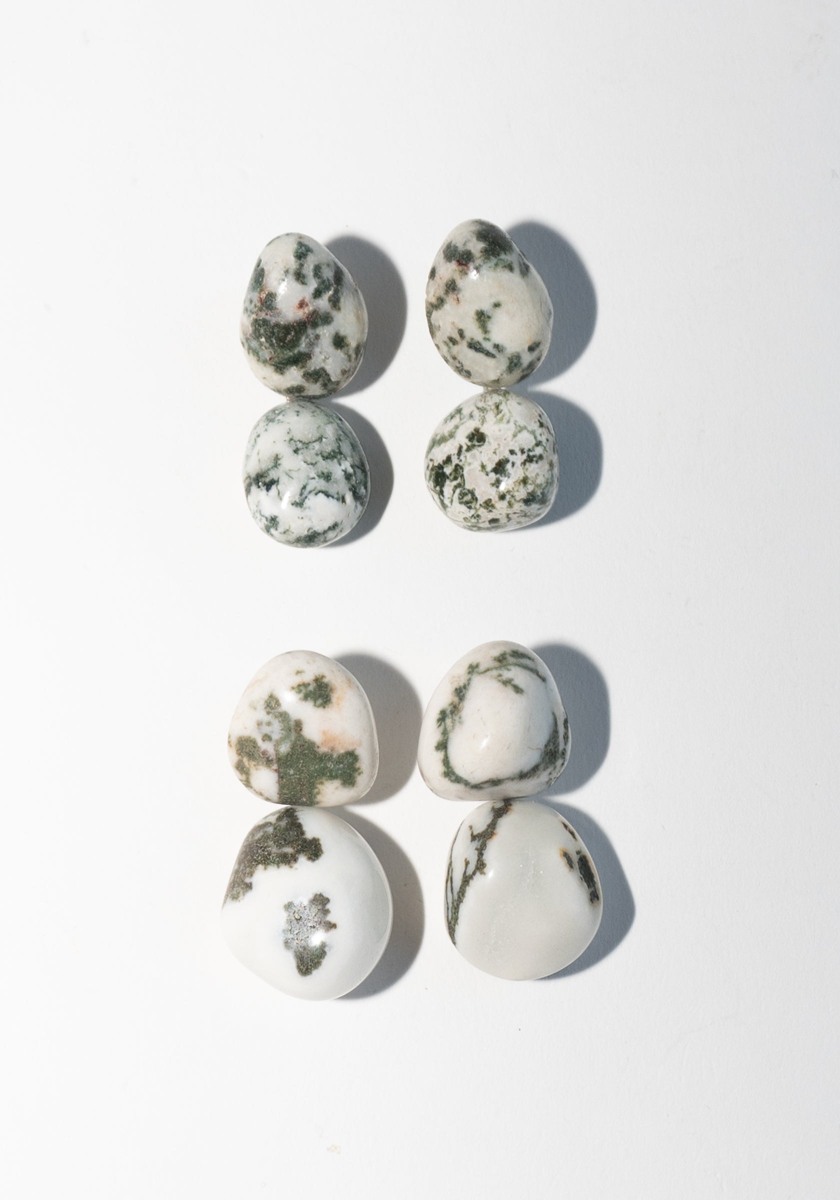 Mussels and Muscles Pebbles Earrings No.2 in Dentrite