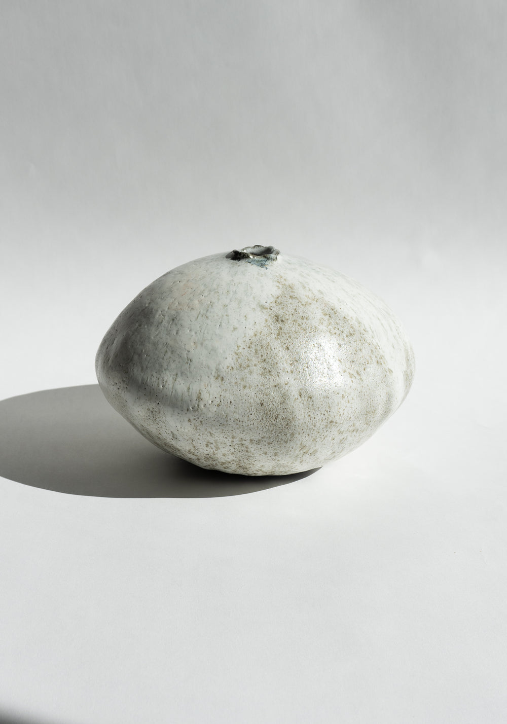 Mondays Ceramics Medium Moon Vase in Grey Stoneware