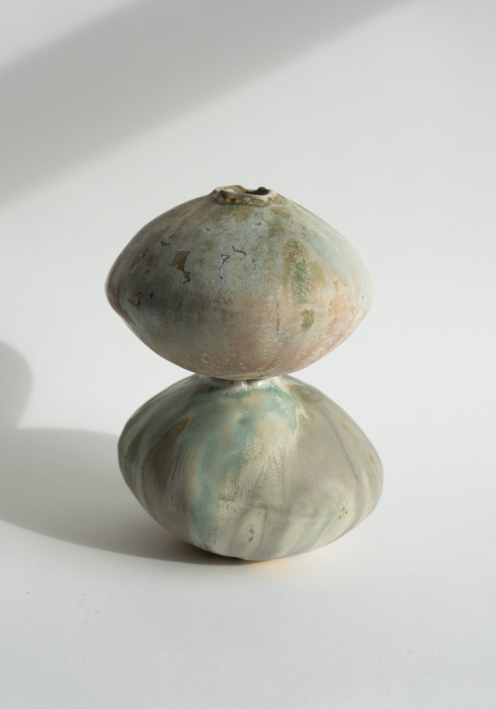 Mondays Ceramics Mini Moon Vases in Soda-Fired Porcelain
