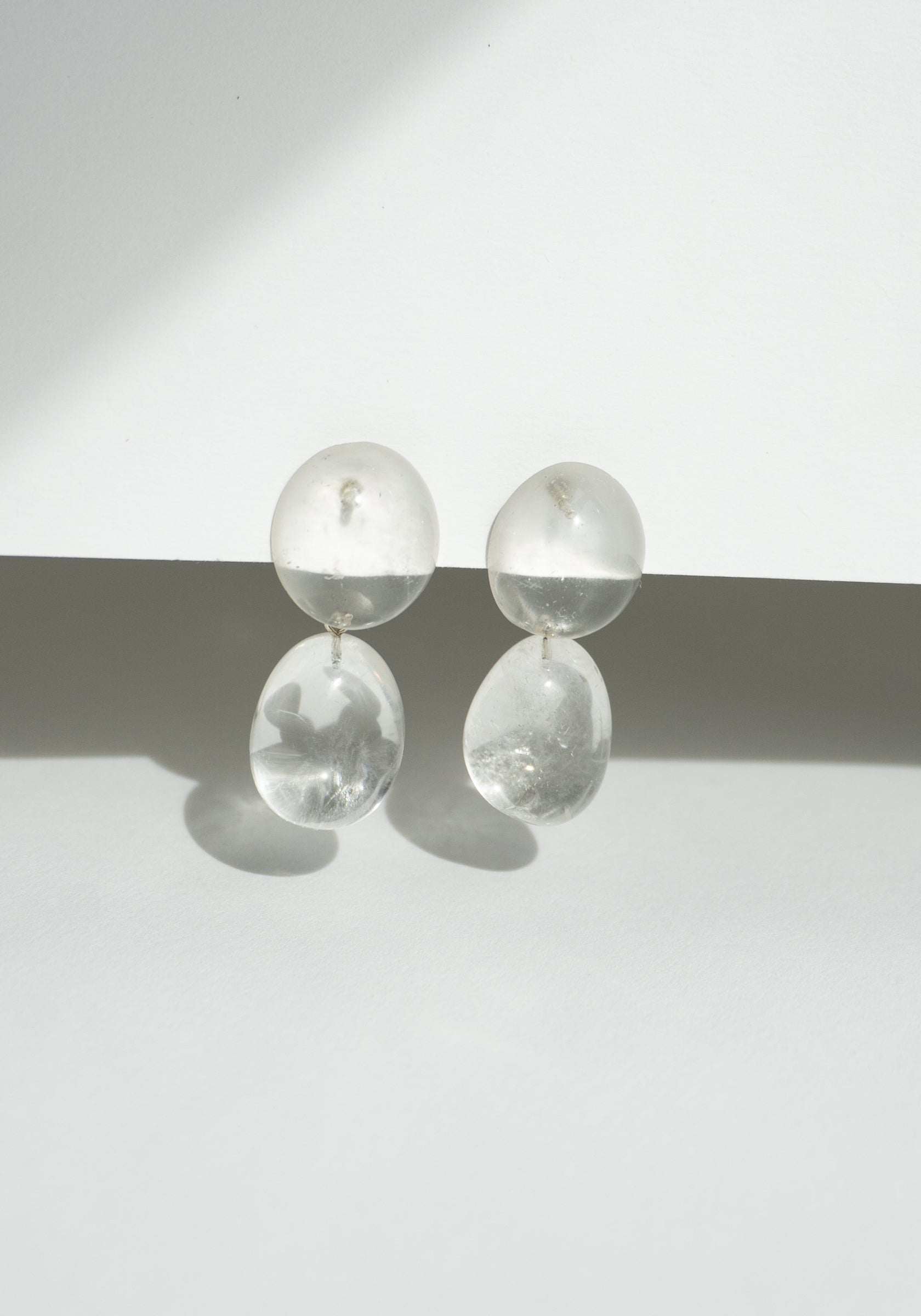 Pebbles Earrings No.2 in Crystal