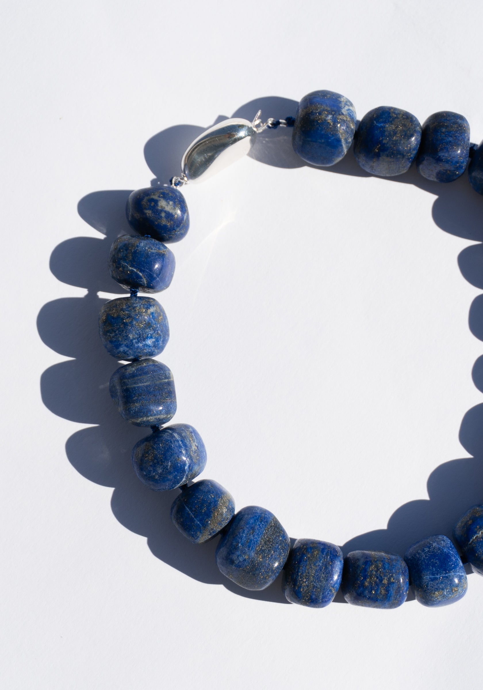 Pebbles Necklace in Lapis