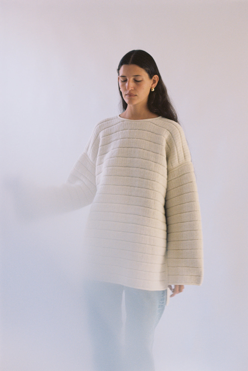 Tami Pullover in Raw White