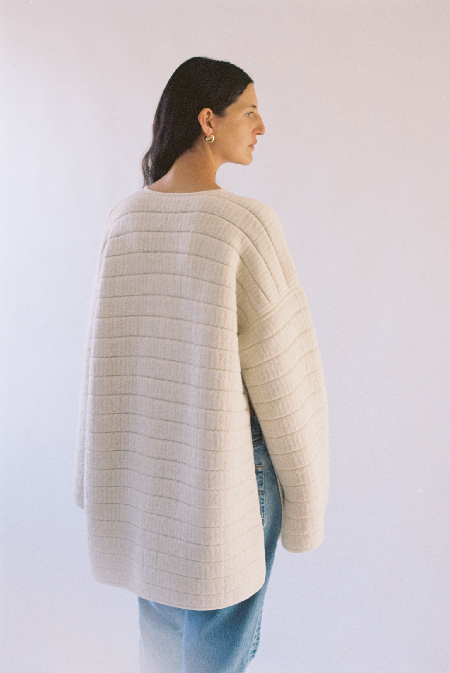 Tami Pullover in Raw White