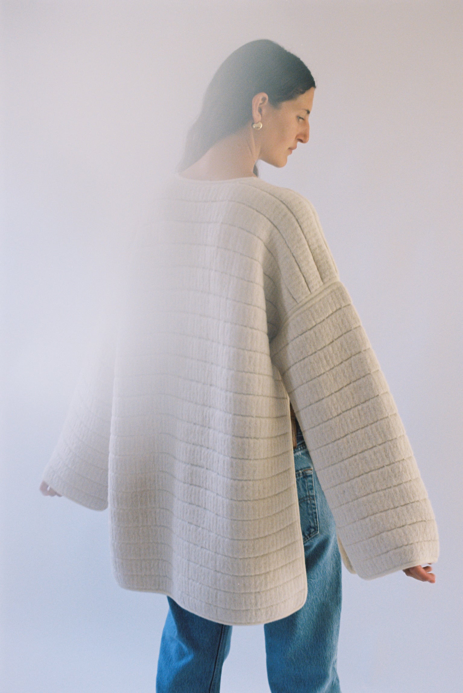 Tami Pullover in Raw White