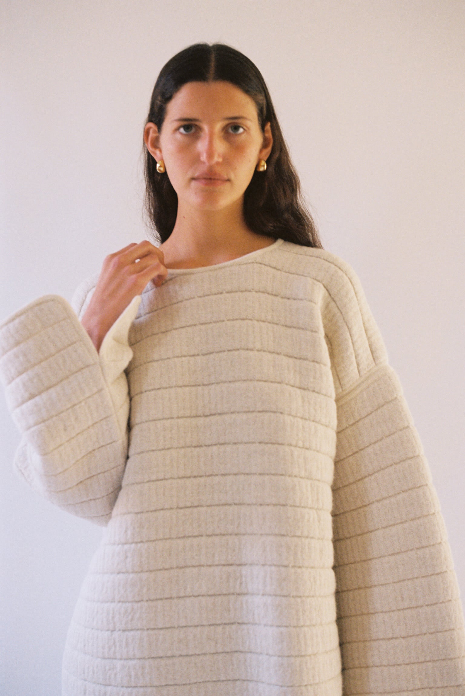 Tami Pullover in Raw White