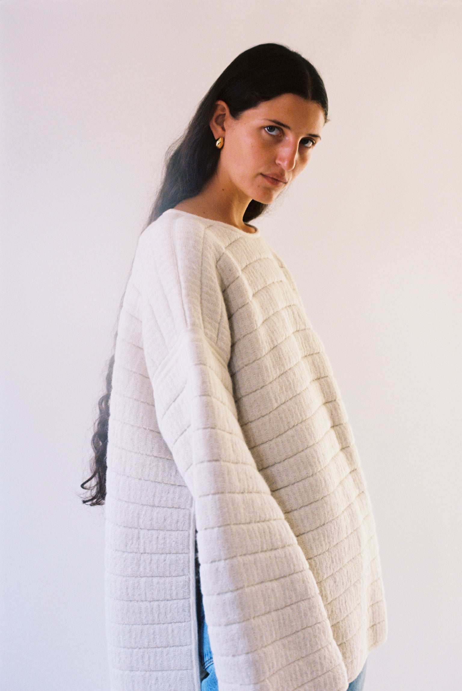 Tami Pullover in Raw White