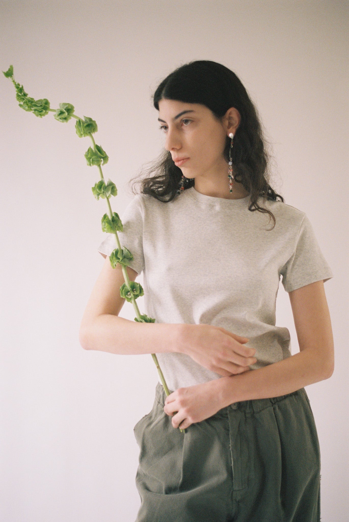 Monica Tee in Heather Grey