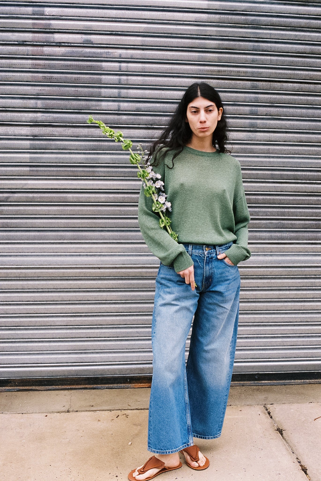 B Sides Floppy Jean in Charley Wash