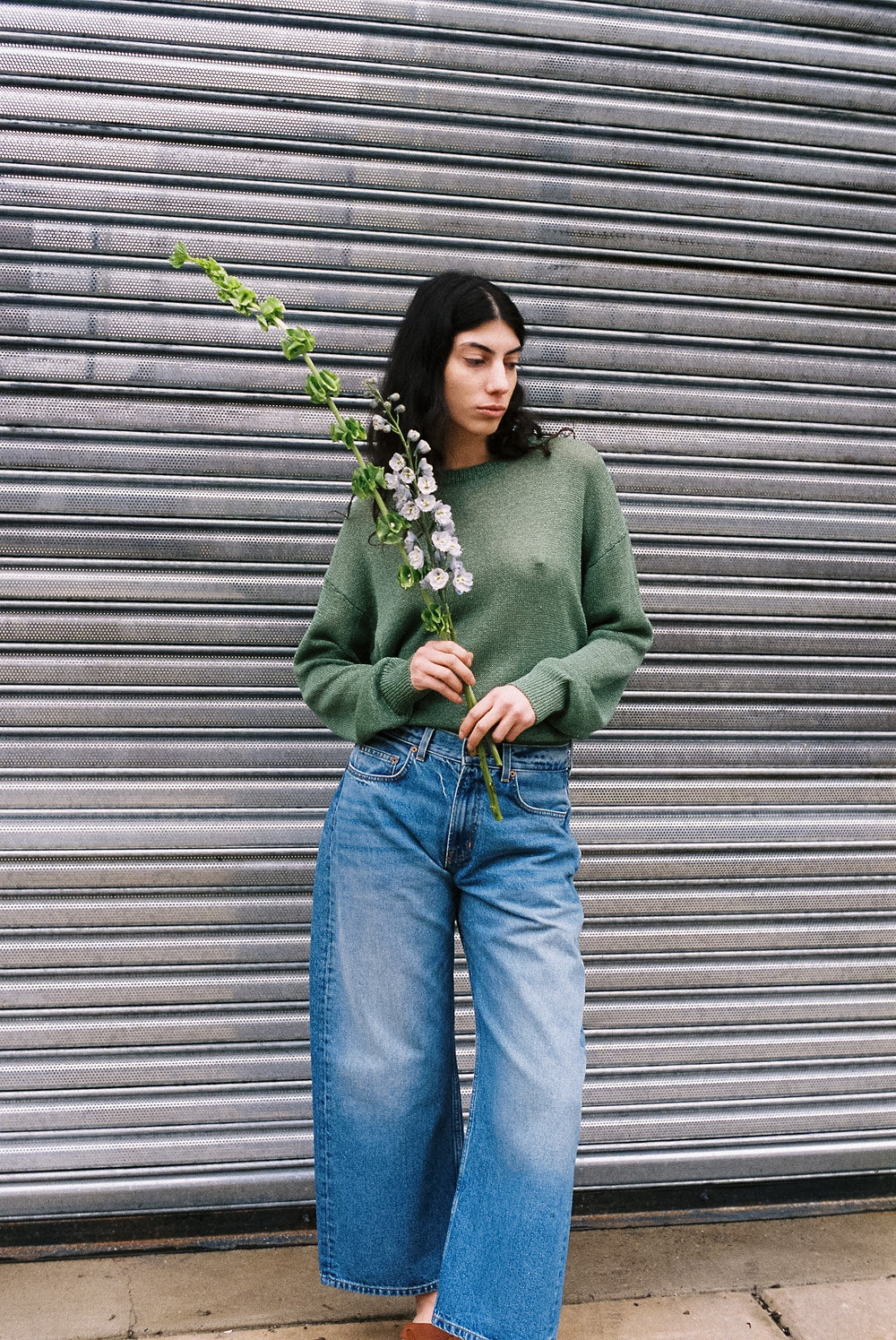 B Sides Floppy Jean in Charley Wash