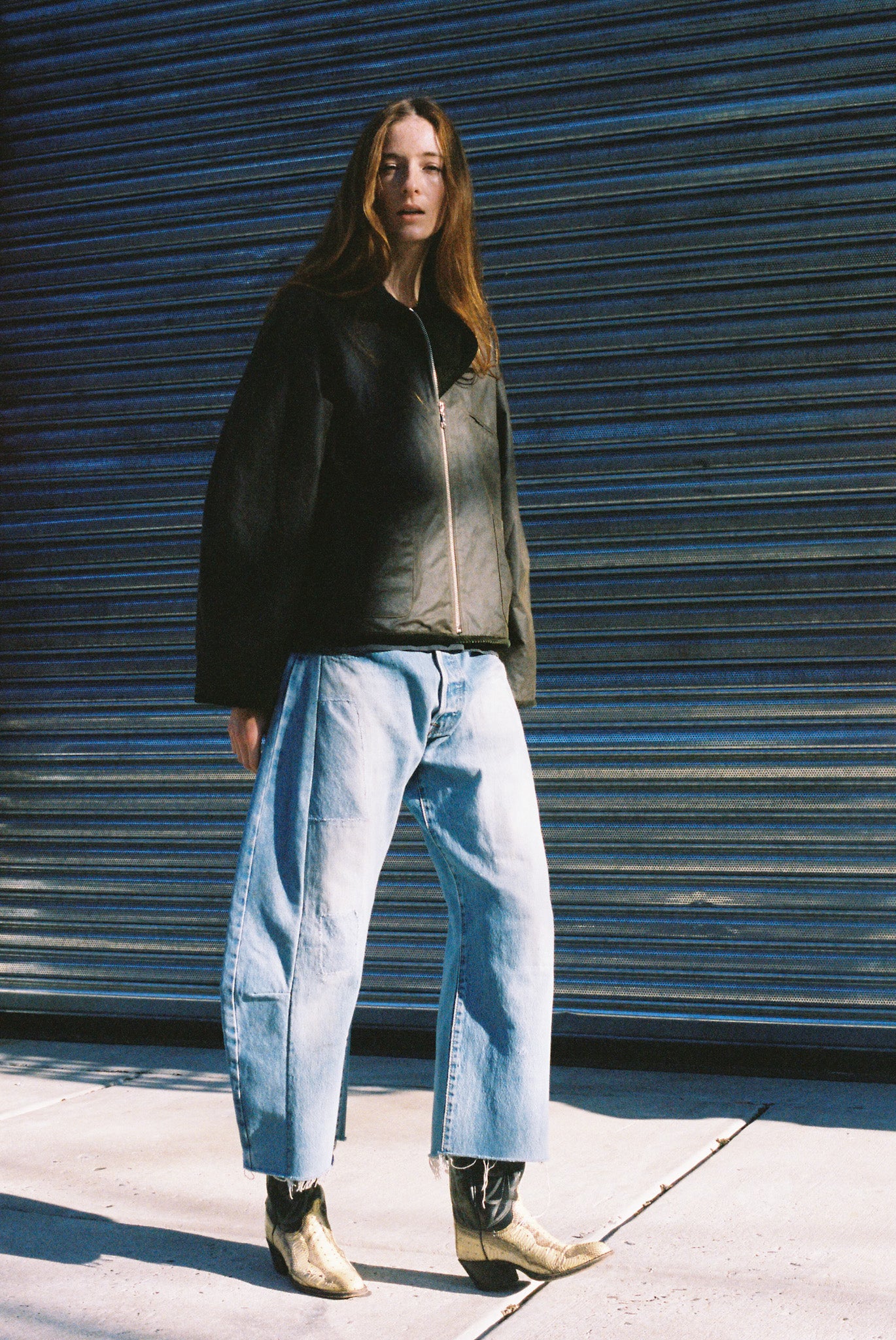 British Oilskin Flying Jacket in Olive