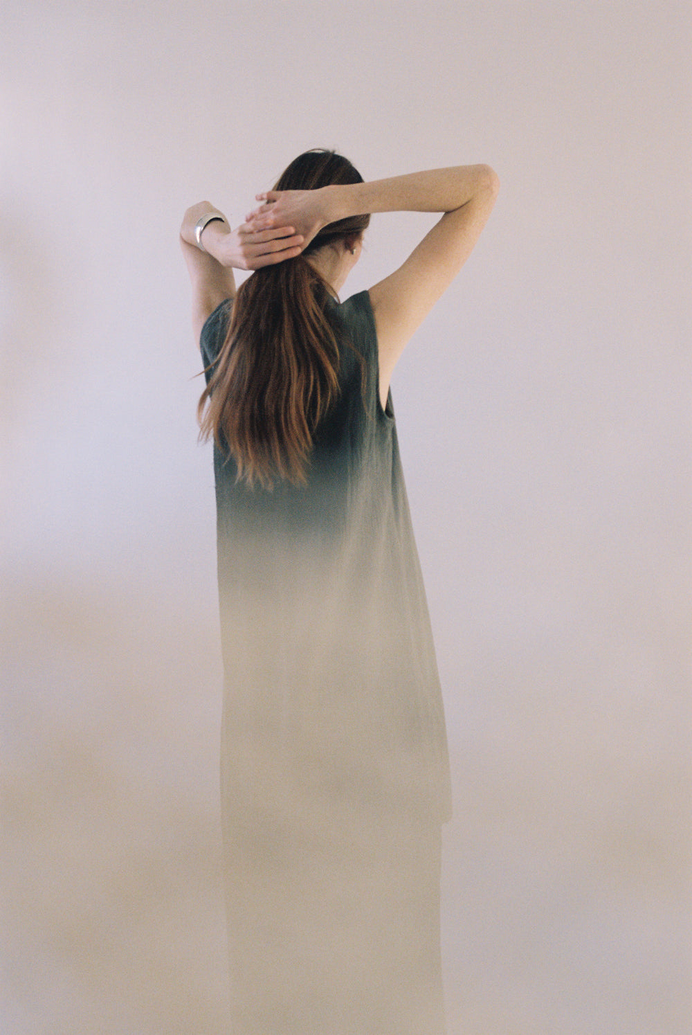 Lauren Manoogian Raw Layer Dress in Clay