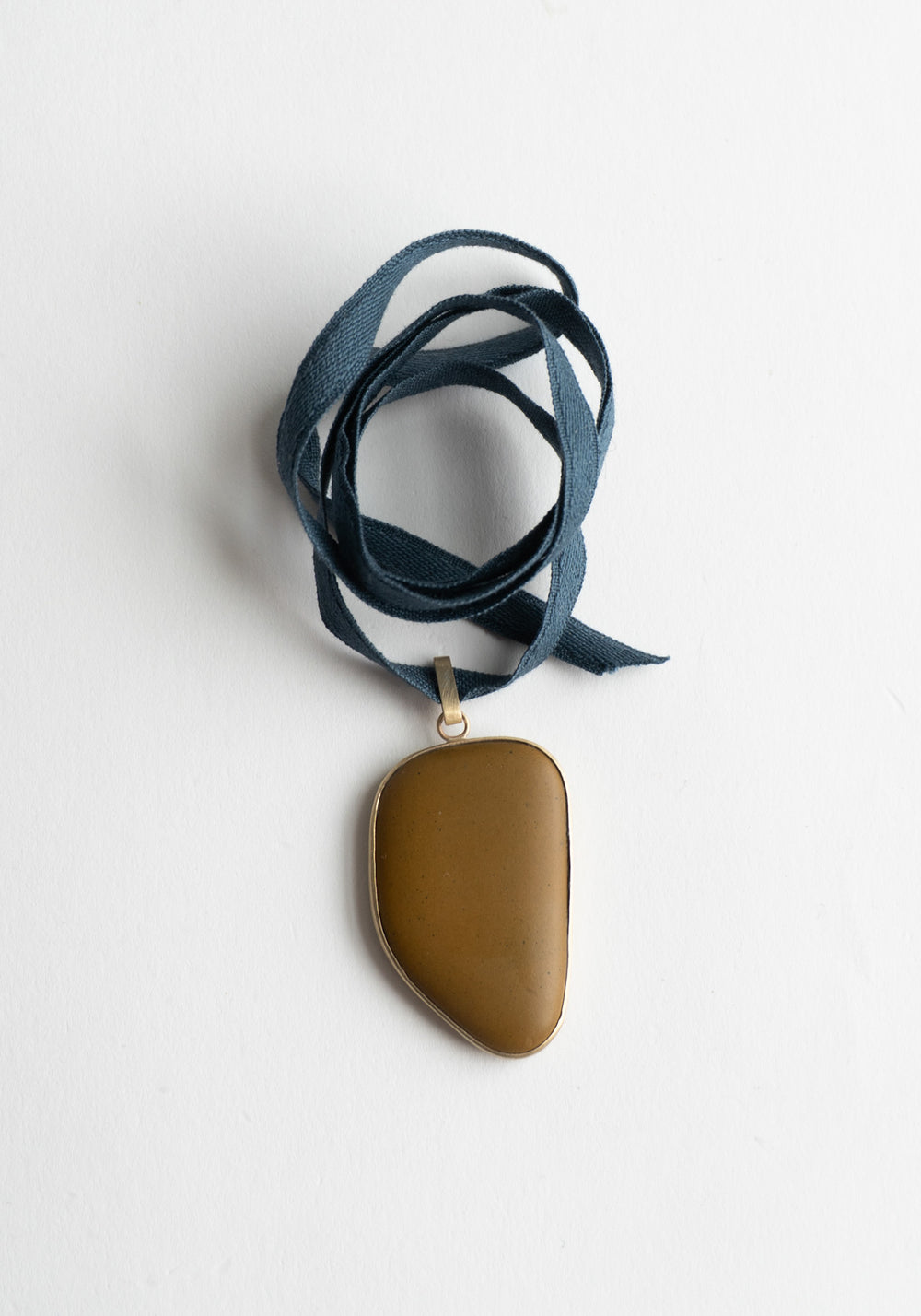 Caramel Bespoke Stone Pendant Necklace