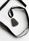 Dark Grey Bespoke Stone Pendant Necklace
