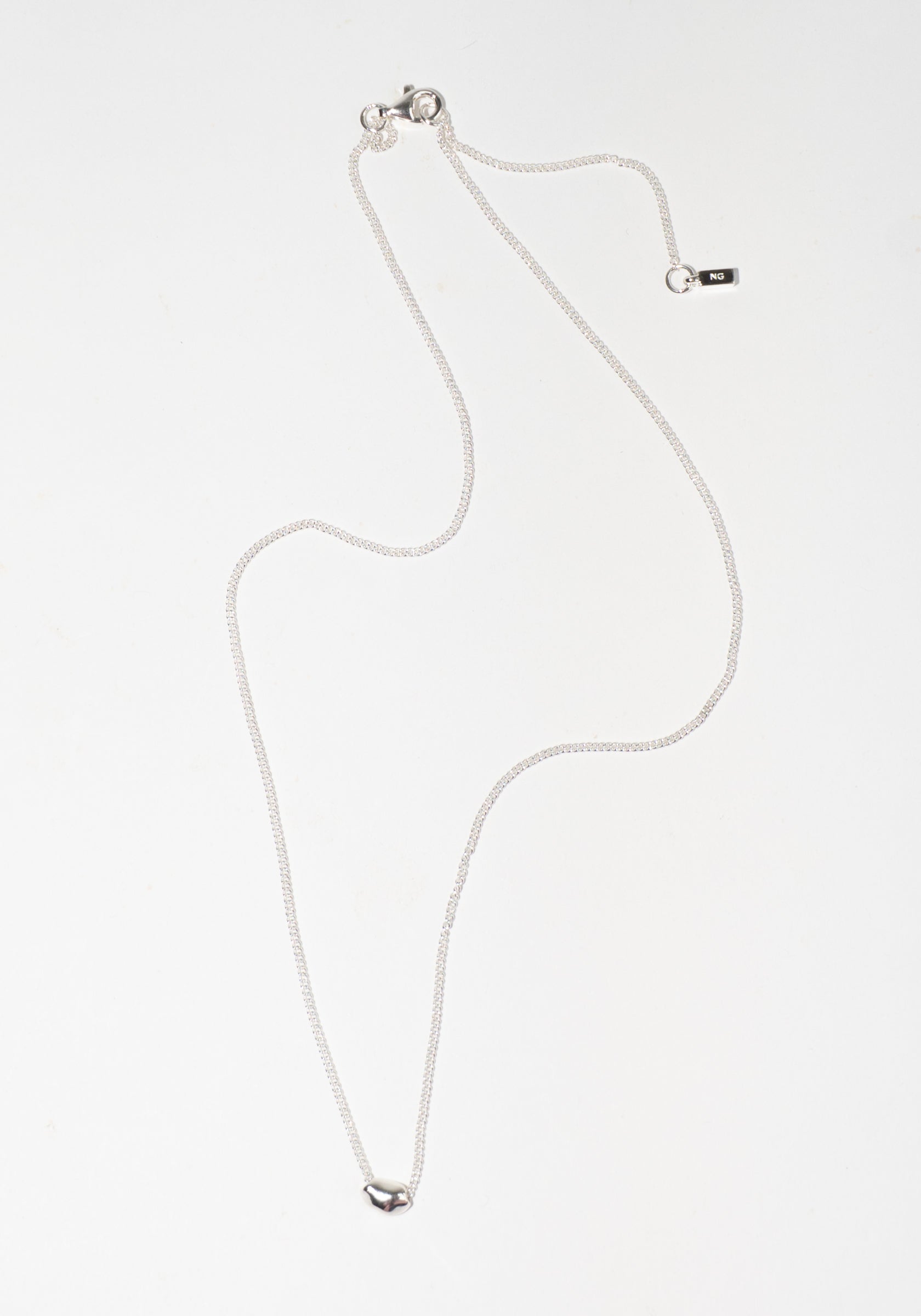 Mini Drop Necklace in Silver