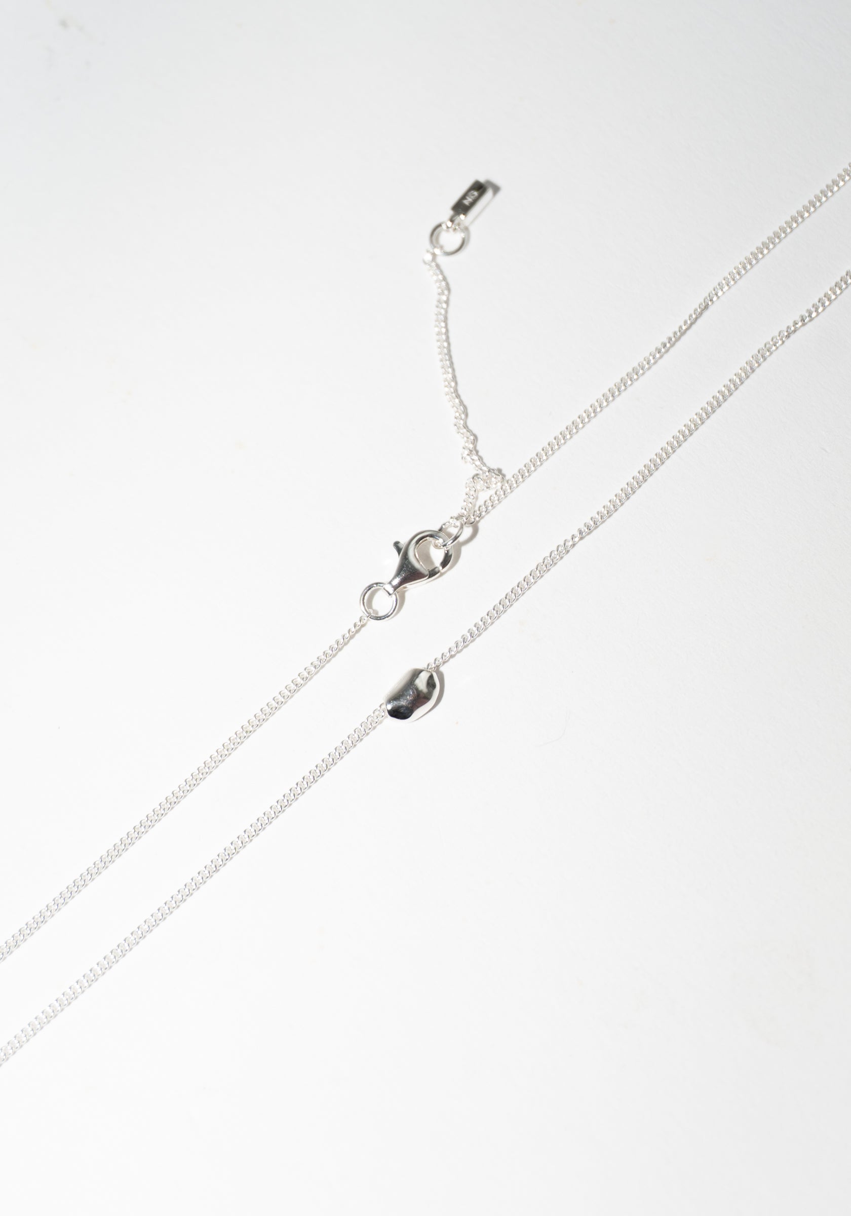 Mini Drop Necklace in Silver