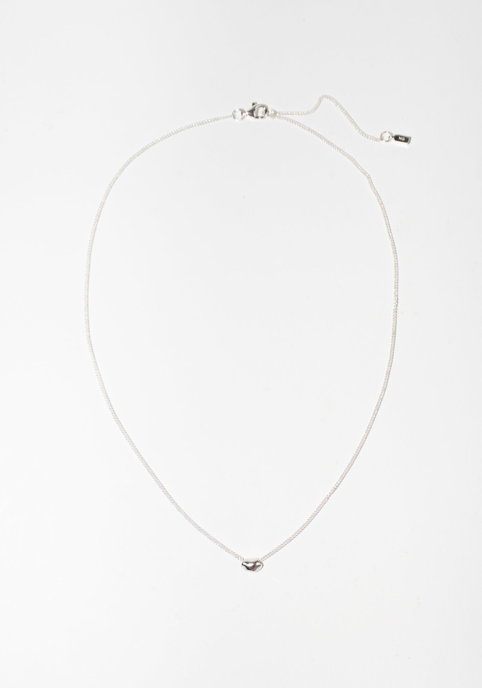 Mini Drop Necklace in Silver