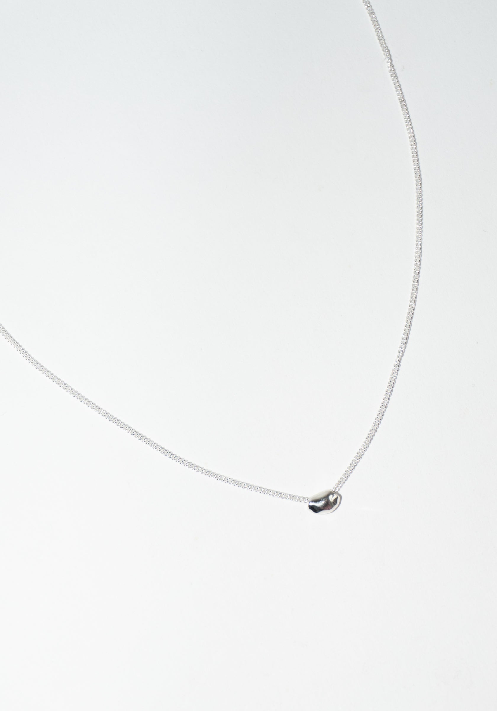 Mini Drop Necklace in Silver