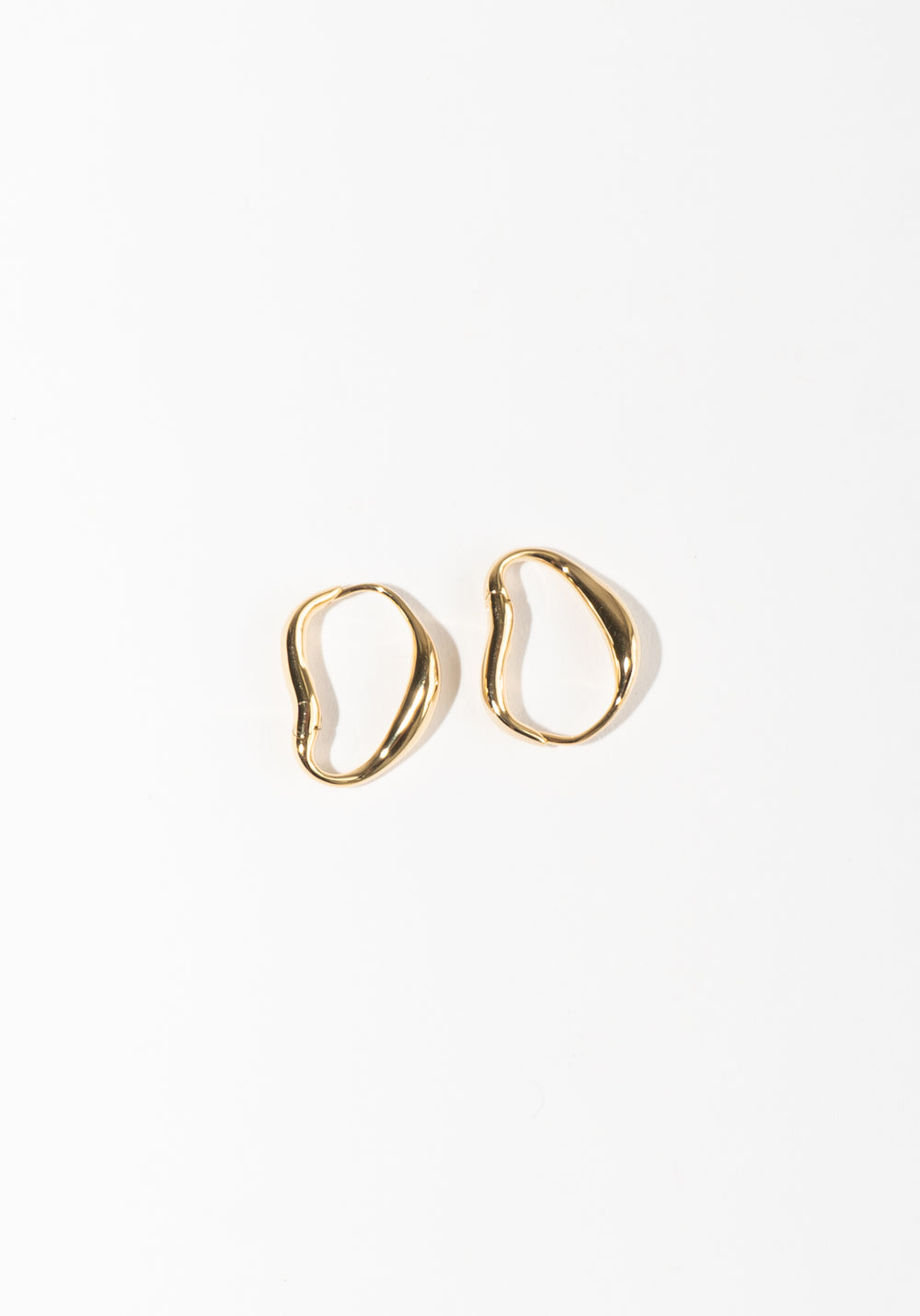 Mini Version Hoops in Gold