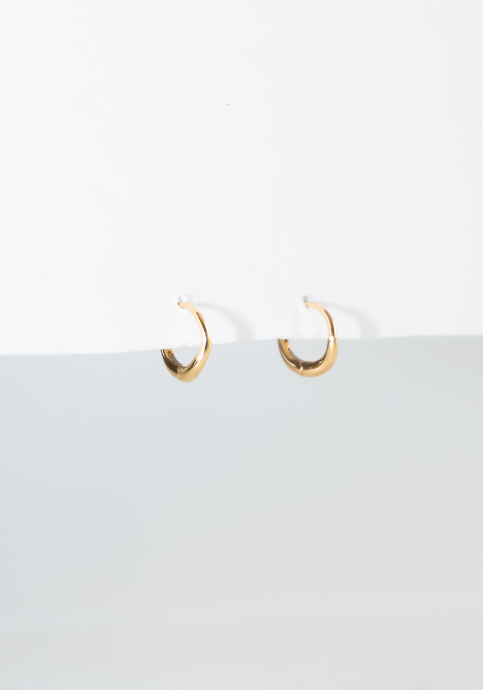 Nina Gordon Momento Baby Hoops in Gold