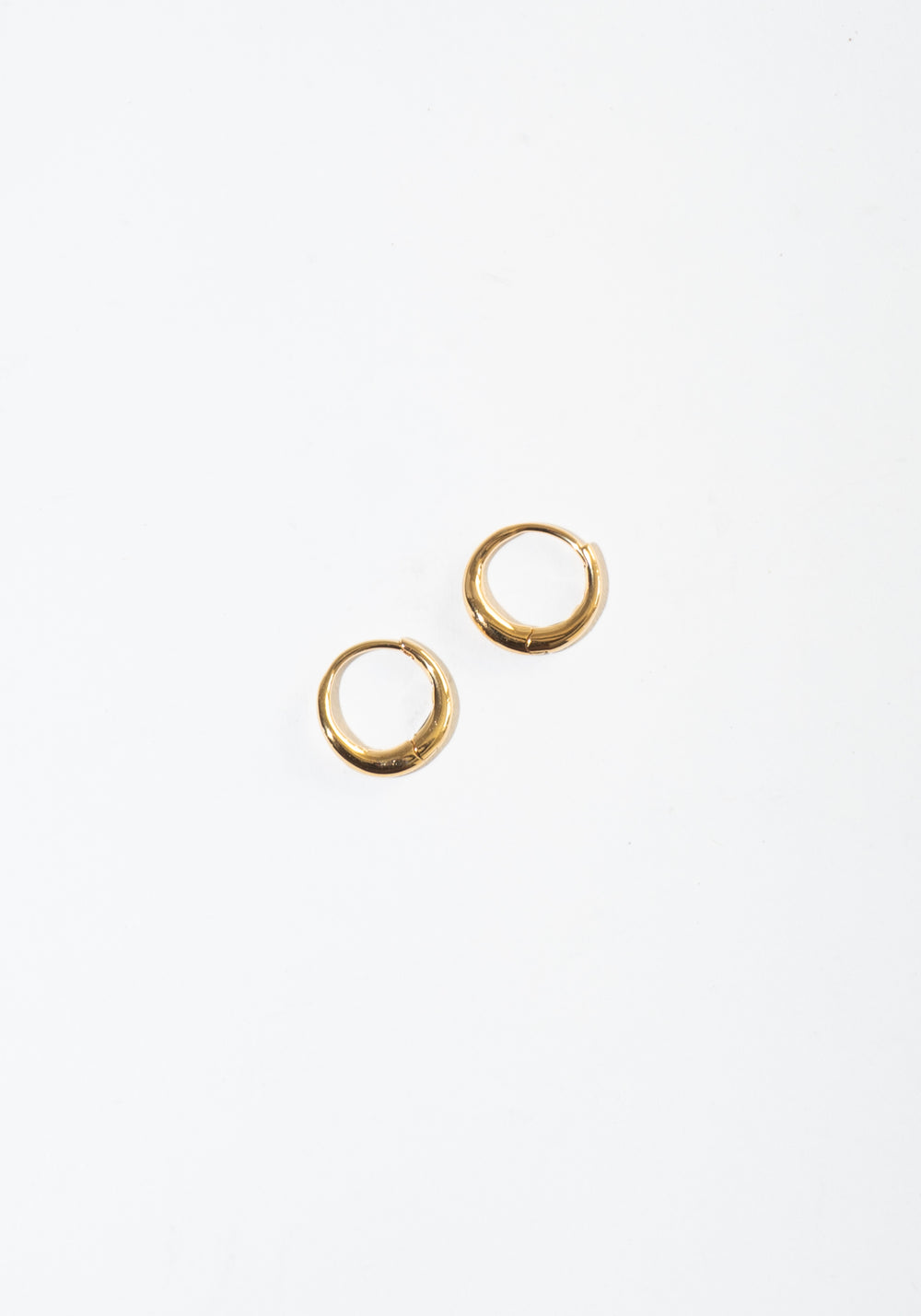 Nina Gordon Momento Baby Hoops in Gold